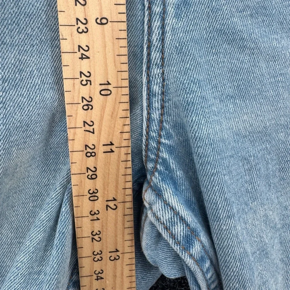 Abercrombie & Fitch Ankle Straight Ultra High Rise Jeans Light Wash 29 8L